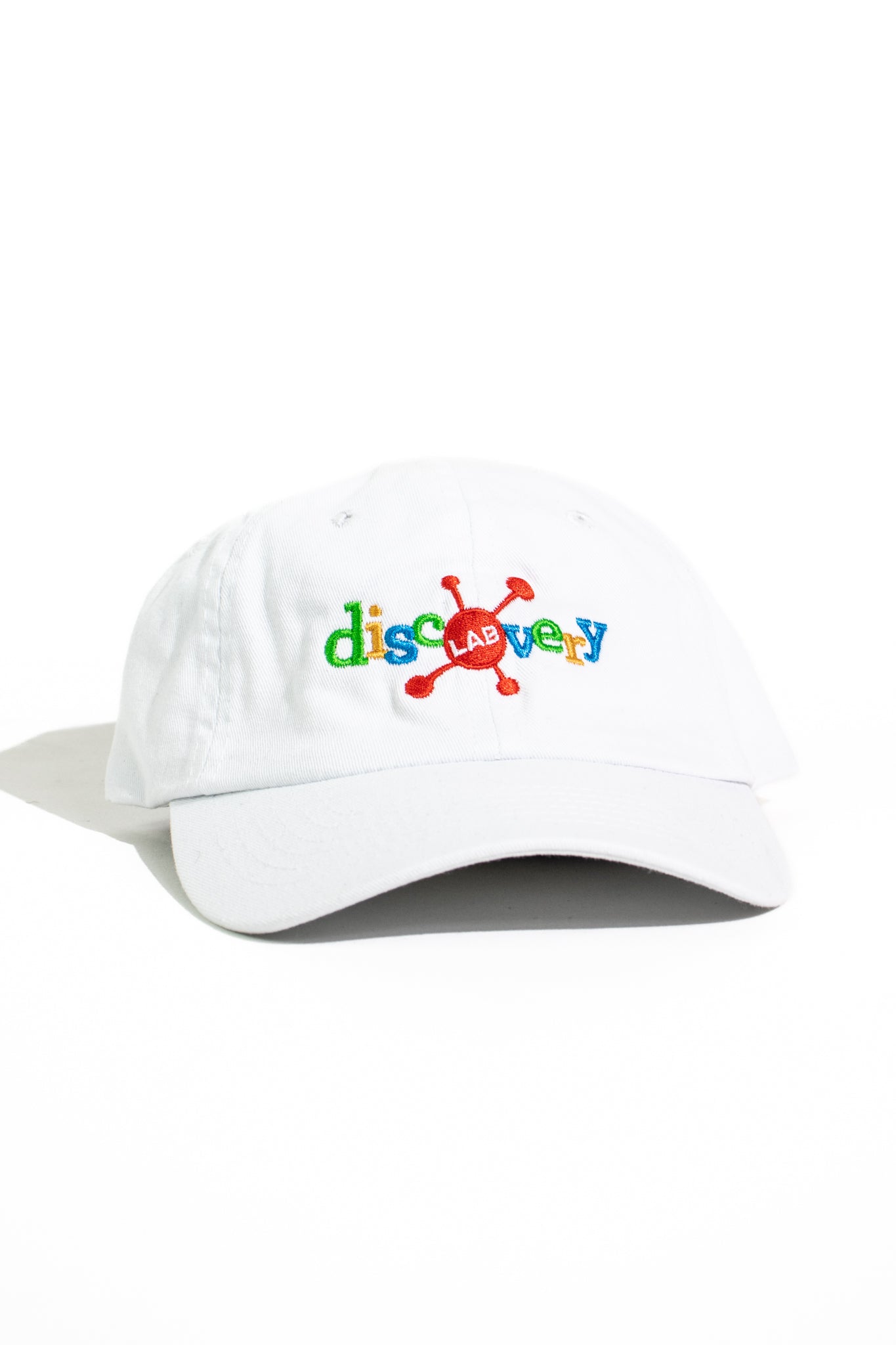 Discovery Lab Dad Hat - White - Apparel from Stemcell Science Shop