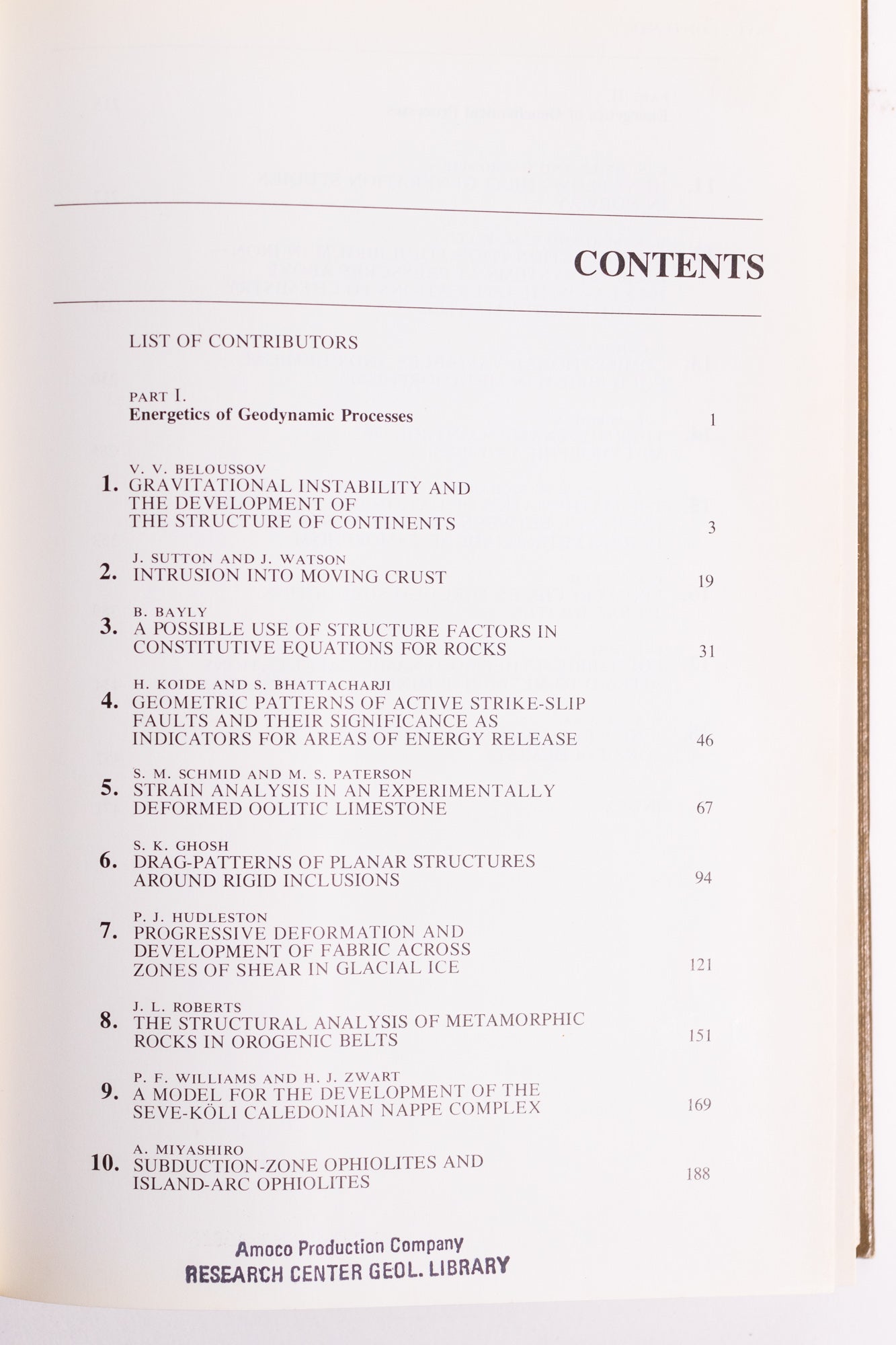 Energetics of Geological Processess - Books from Stemcell Science Shop