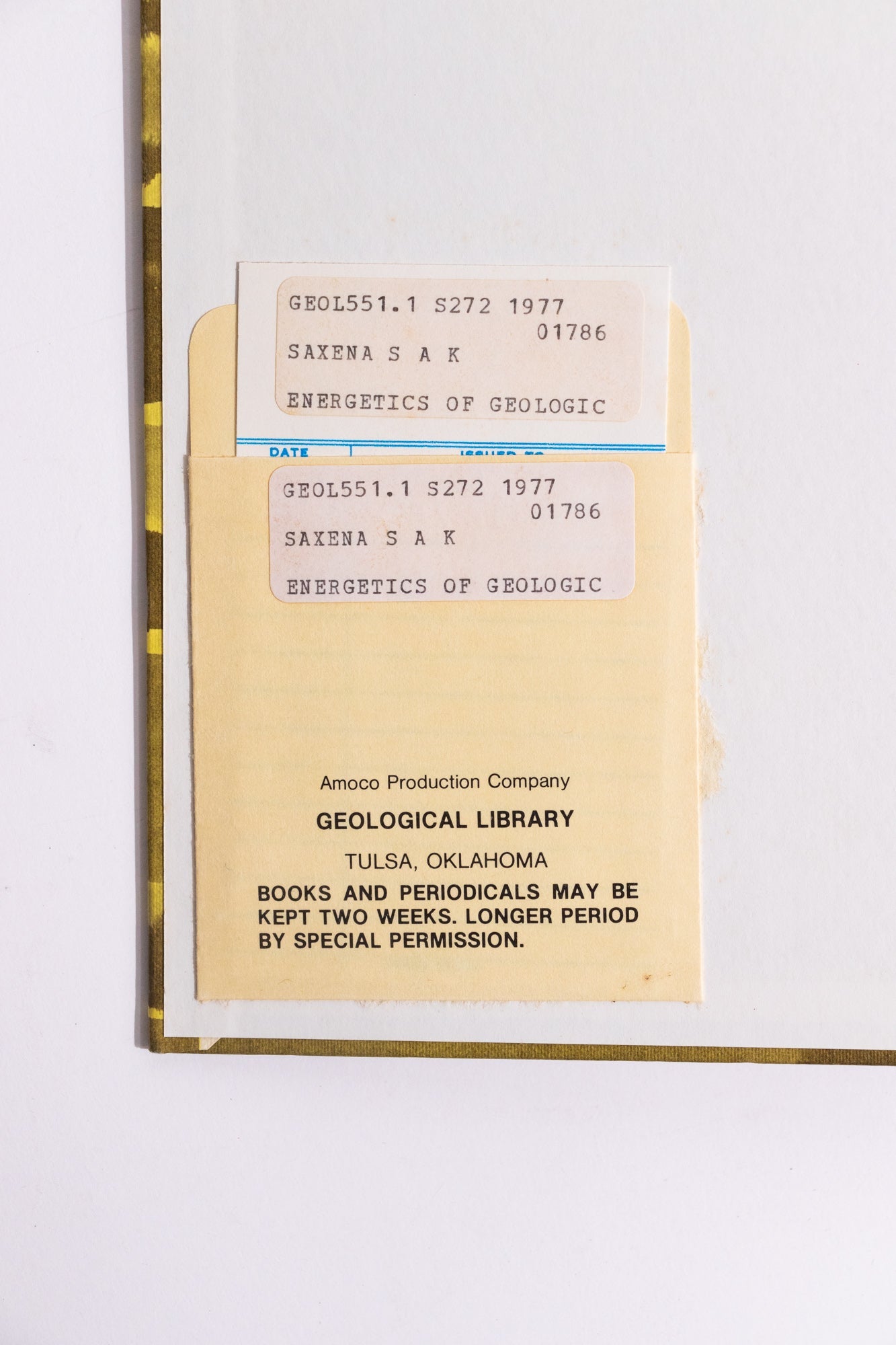 Energetics of Geological Processess - Books from Stemcell Science Shop