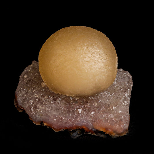 Fluorite Botryoidal on Quartz Natural Mineral Specimen # B 5039
