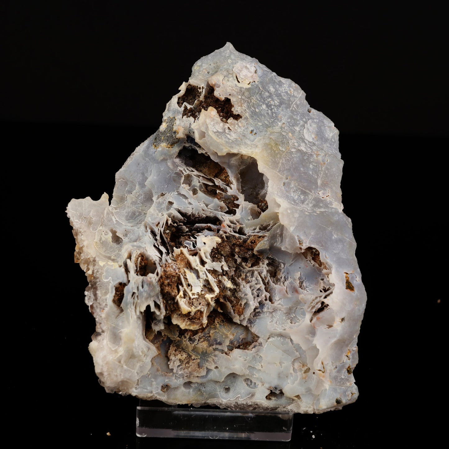 Fluorite on Amethyst Natural Mineral Specimen # B 5606