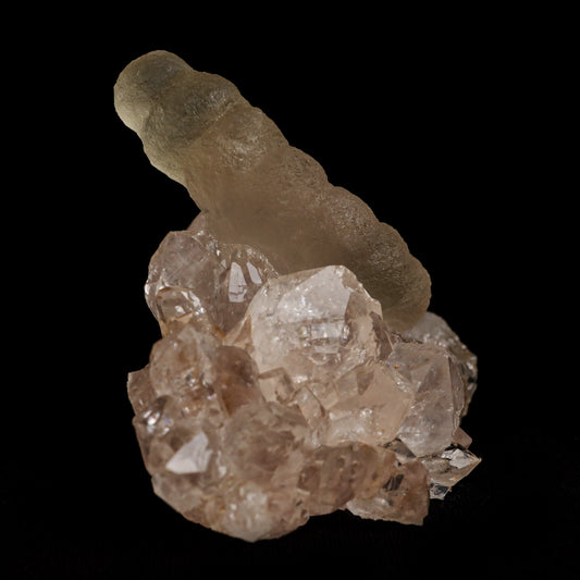 Fluorite (unusual Formation) on MM Quartz Natural Mineral Specimen # B 5050