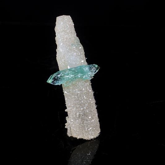 Green Apophyllite with Coated Calcite Rare Bat Formation Natural Mineral Specimen, Default Title at Stemcell Science Shop