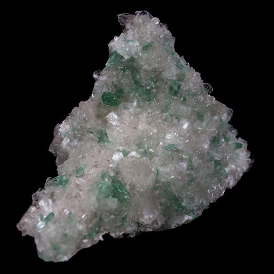 Green Apophyllite with Stilbite big Cluster Natural Mineral Specimen # B 4769