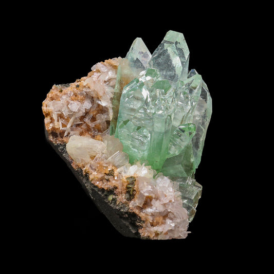 Green Apophyllite with Stilbite Natural Mineral Specimen, Default Title at Stemcell Science Shop