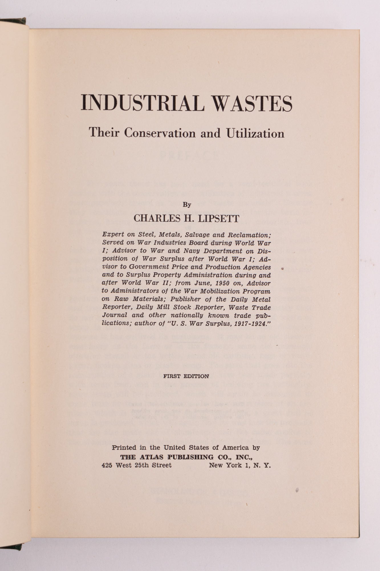 Industrial Wastes: Their Conservation and Utilization - Books from Stemcell Science Shop