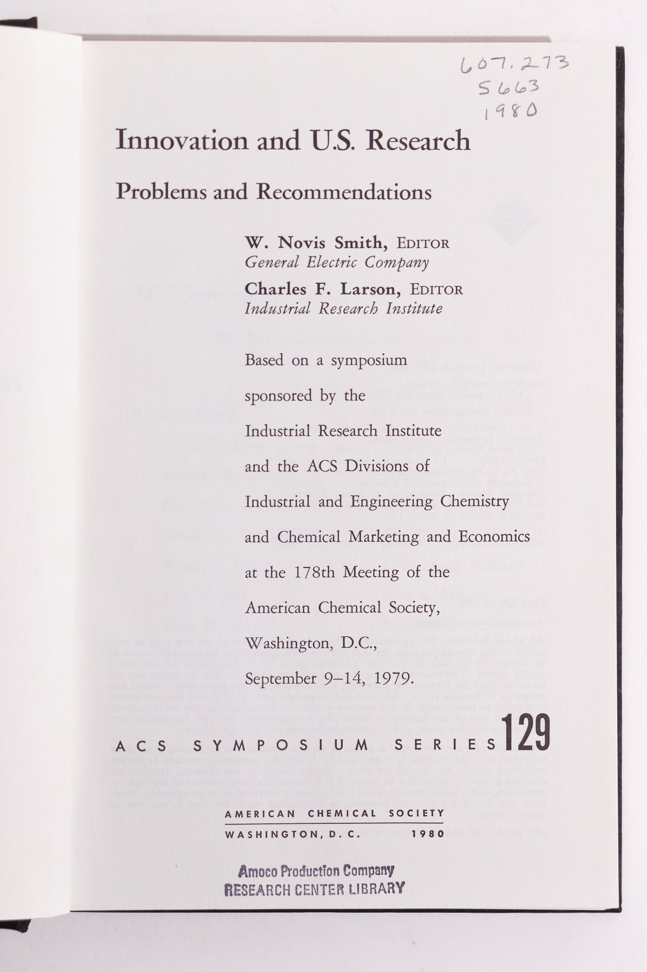 Innovation and U.S Research - Books from Stemcell Science Shop