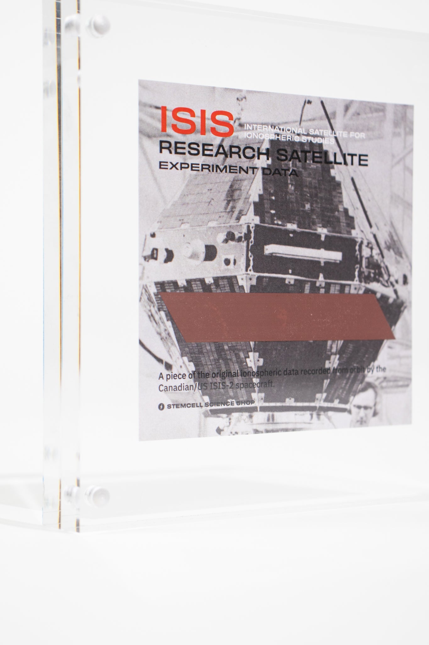 ISIS - 2 Space Experiment Data Section - Historic Artifacts from Stemcell Science Shop