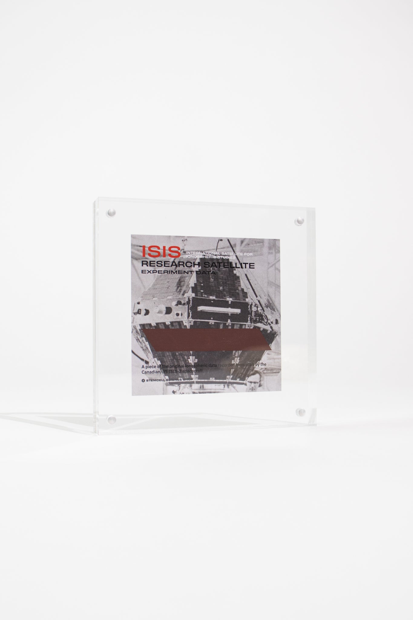 ISIS - 2 Space Experiment Data Section - Historic Artifacts from Stemcell Science Shop