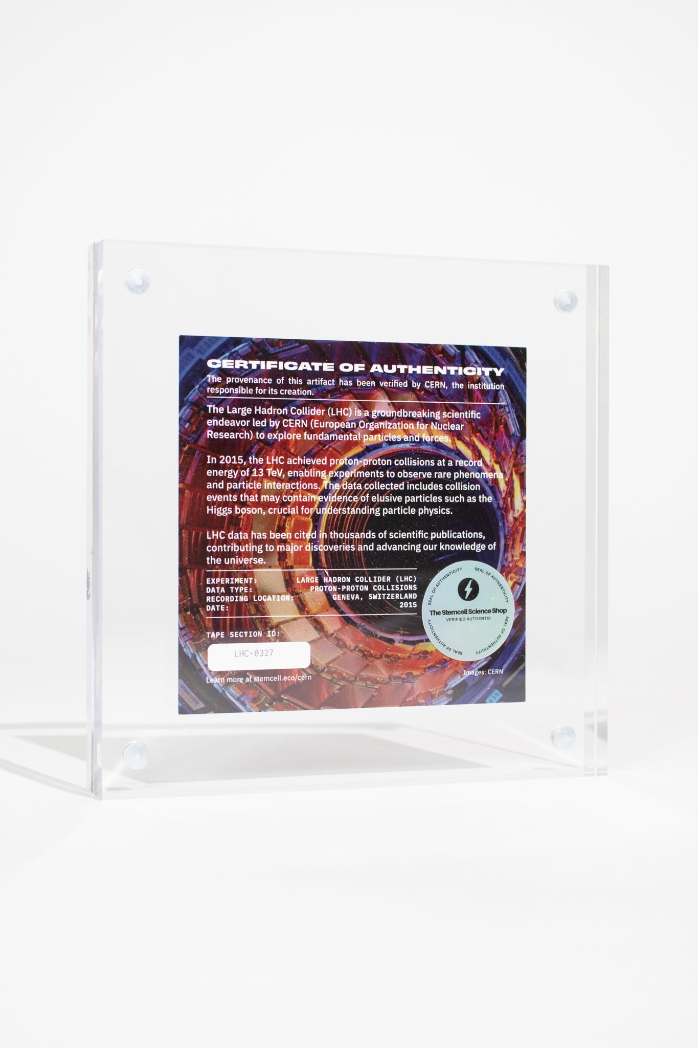 LHC Data Tape - Historic Artifacts from Stemcell Science Shop