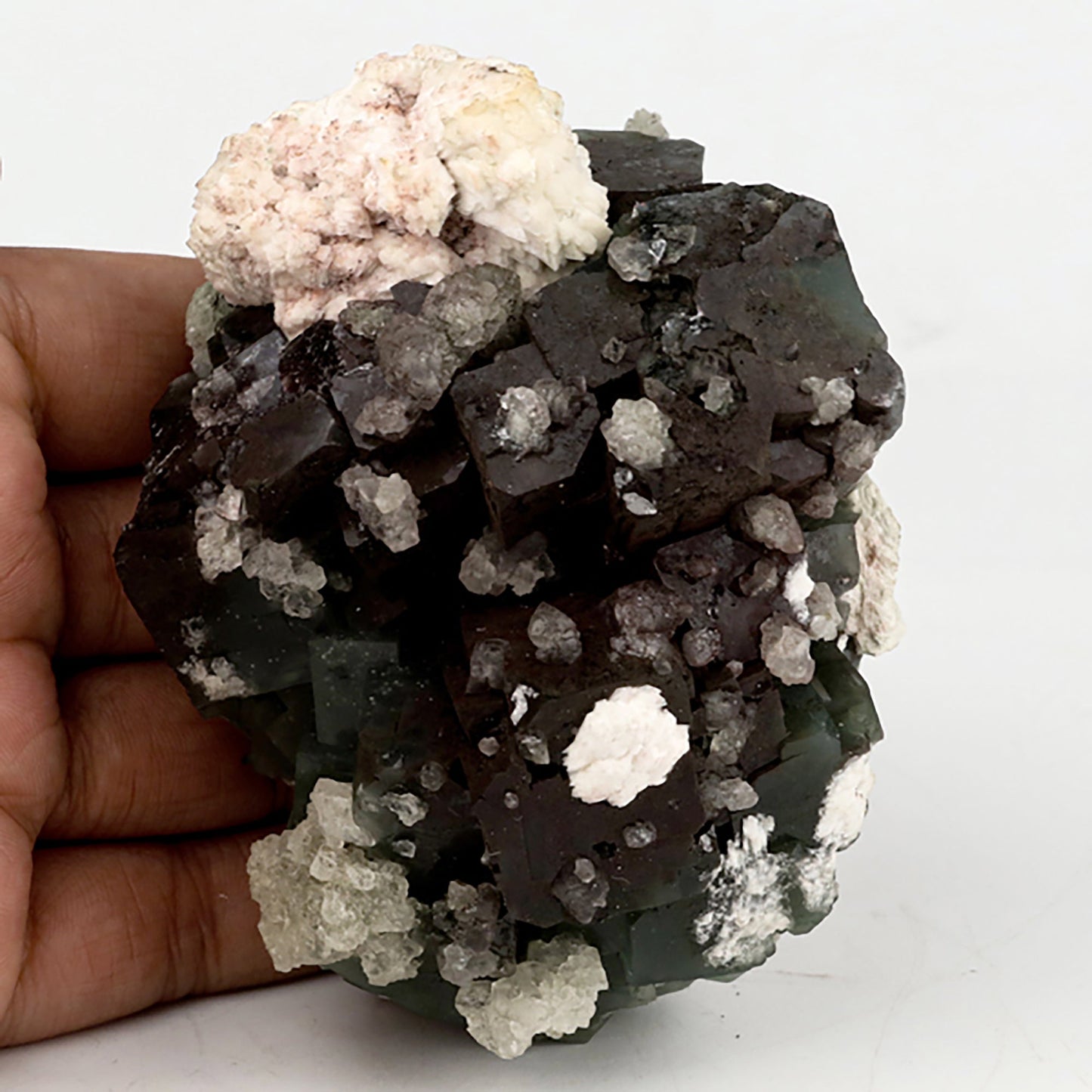 Marshy Apophyllite with Heulandite Natural Mineral Specimen # B 5394