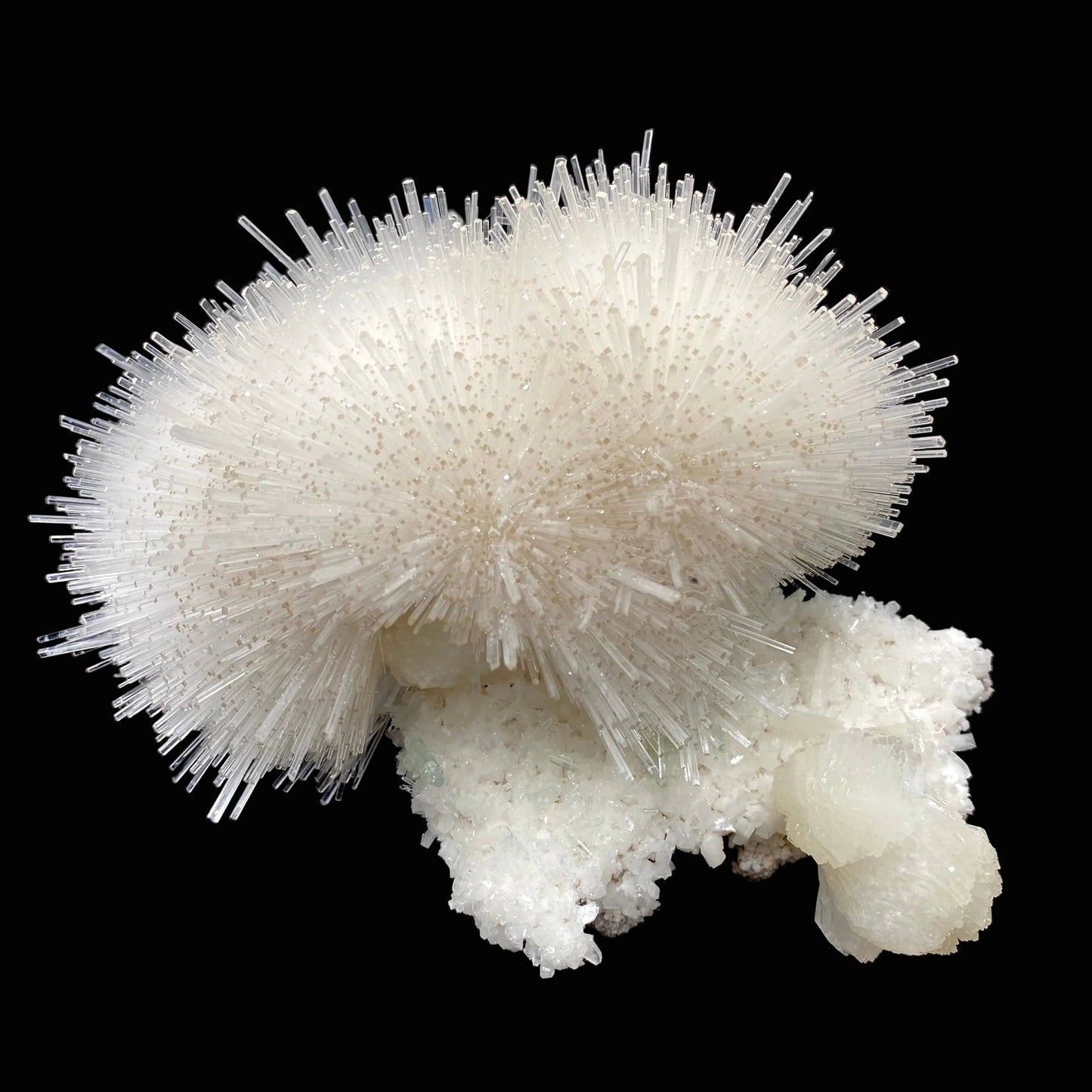 Mesolite, Apophyllite, Stilbite on Mordenite - Natural Mineral Specimen # DK194