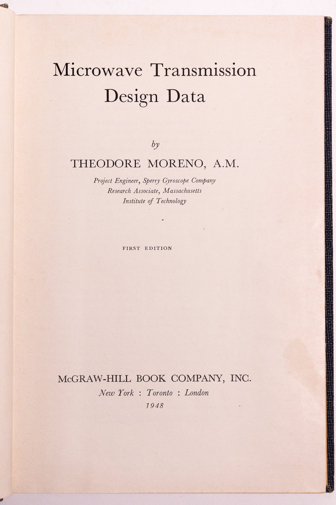 Microwave Transmission Data Design - Books from Stemcell Science Shop