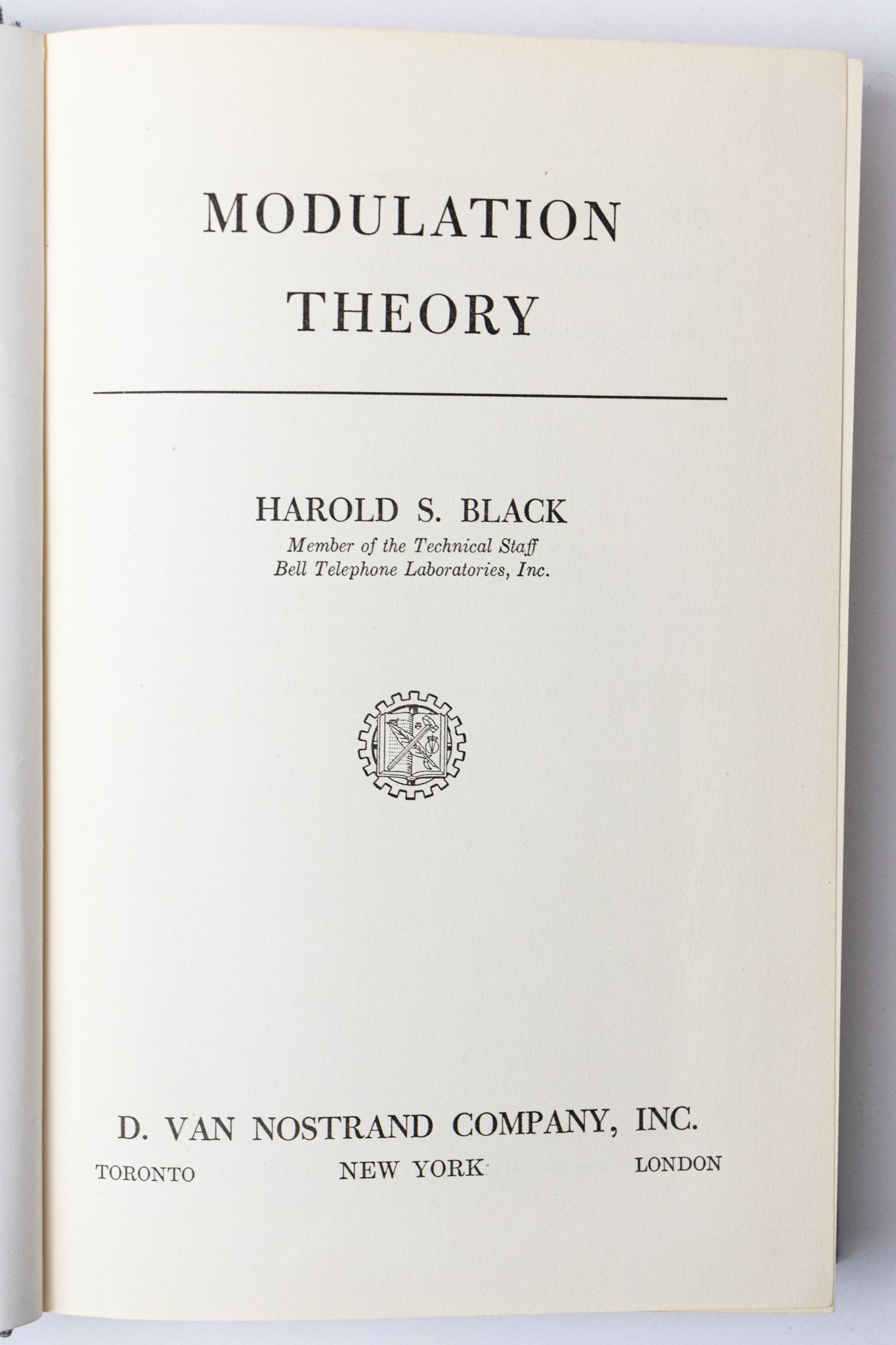 Modulation Theory - Books from Stemcell Science Shop