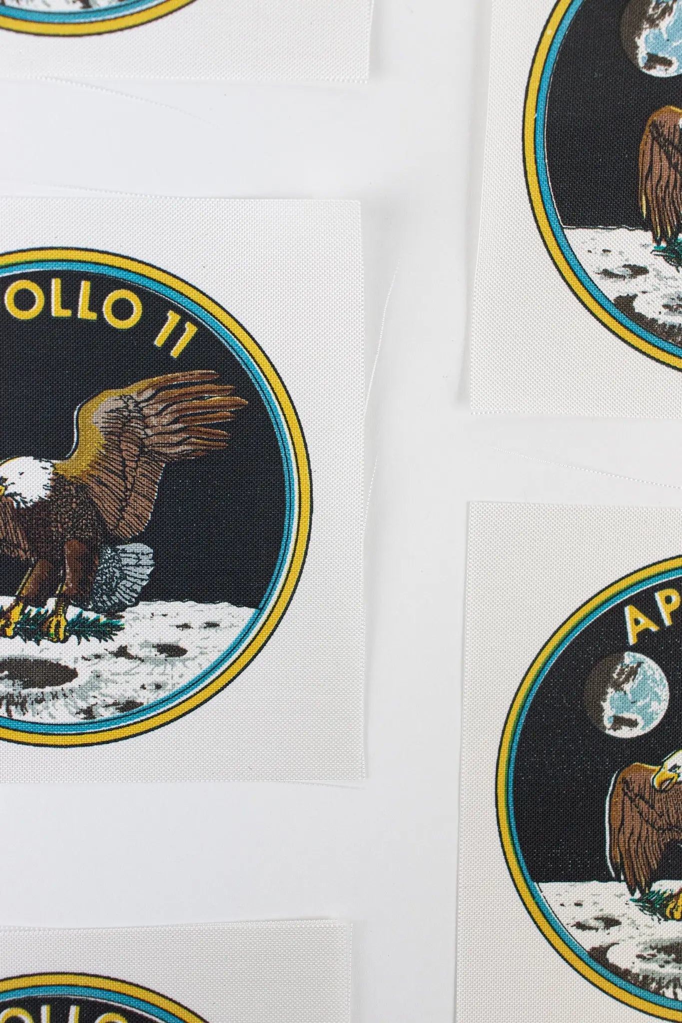 NASA Apollo 11 Beta Cloth Insignia Production Print - Historic Artifacts from Stemcell Science Shop