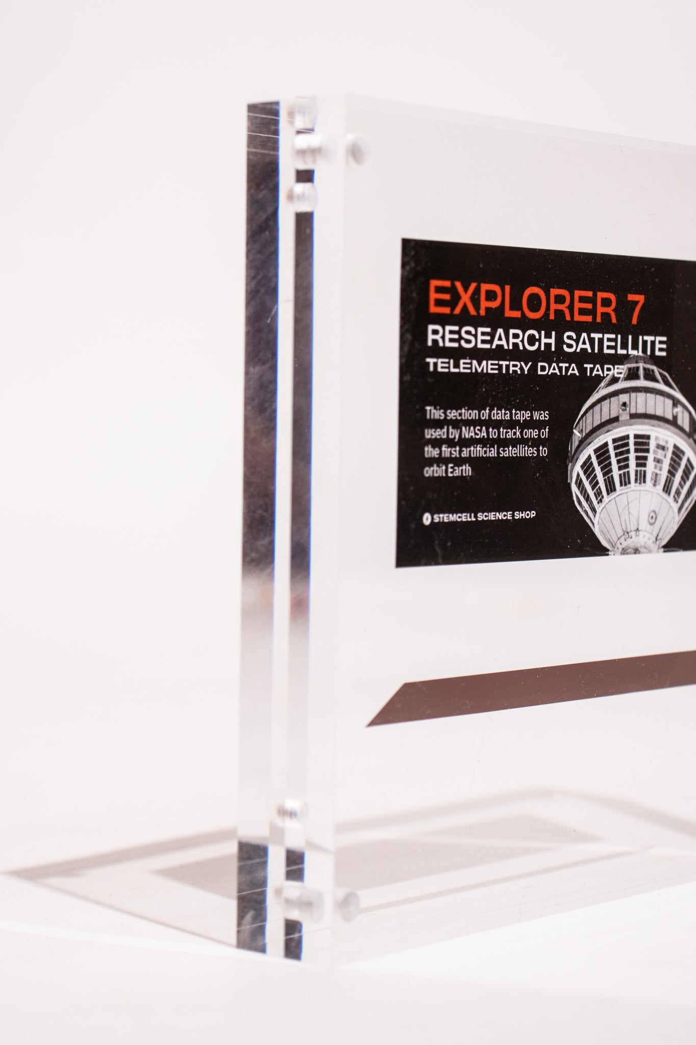 NASA Explorer 7 Satellite Telemetry Data Section - Historic Artifacts from Stemcell Science Shop