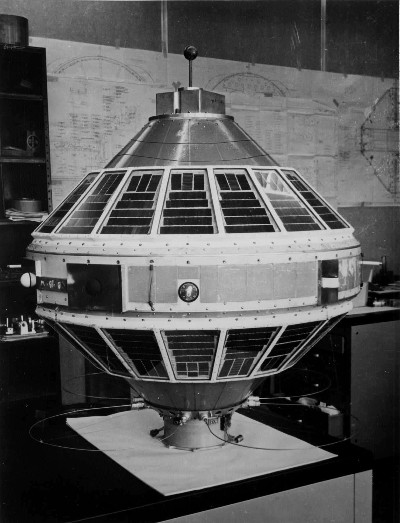 NASA Explorer 7 Satellite Telemetry Data Section - Historic Artifacts from Stemcell Science Shop