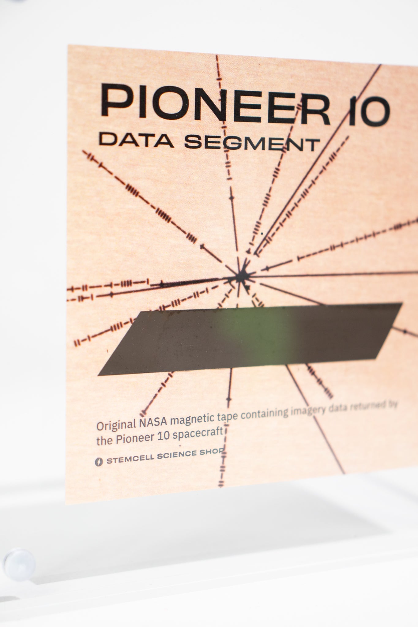 NASA Pioneer 10 Mission Data Section - Historic Artifacts from Stemcell Science Shop