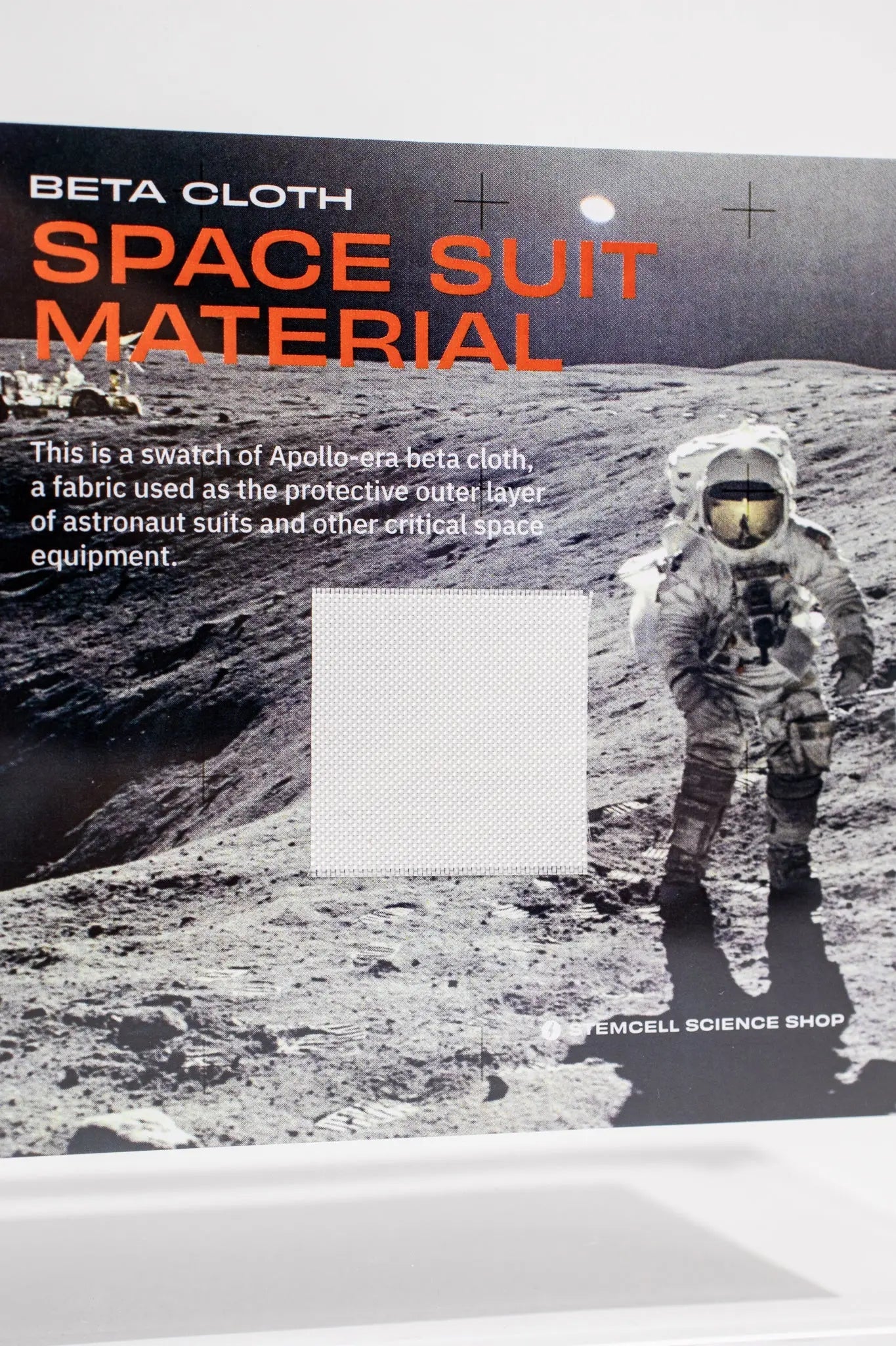 NASA Space Suit Material Swatch - Historic Artifacts from Stemcell Science Shop
