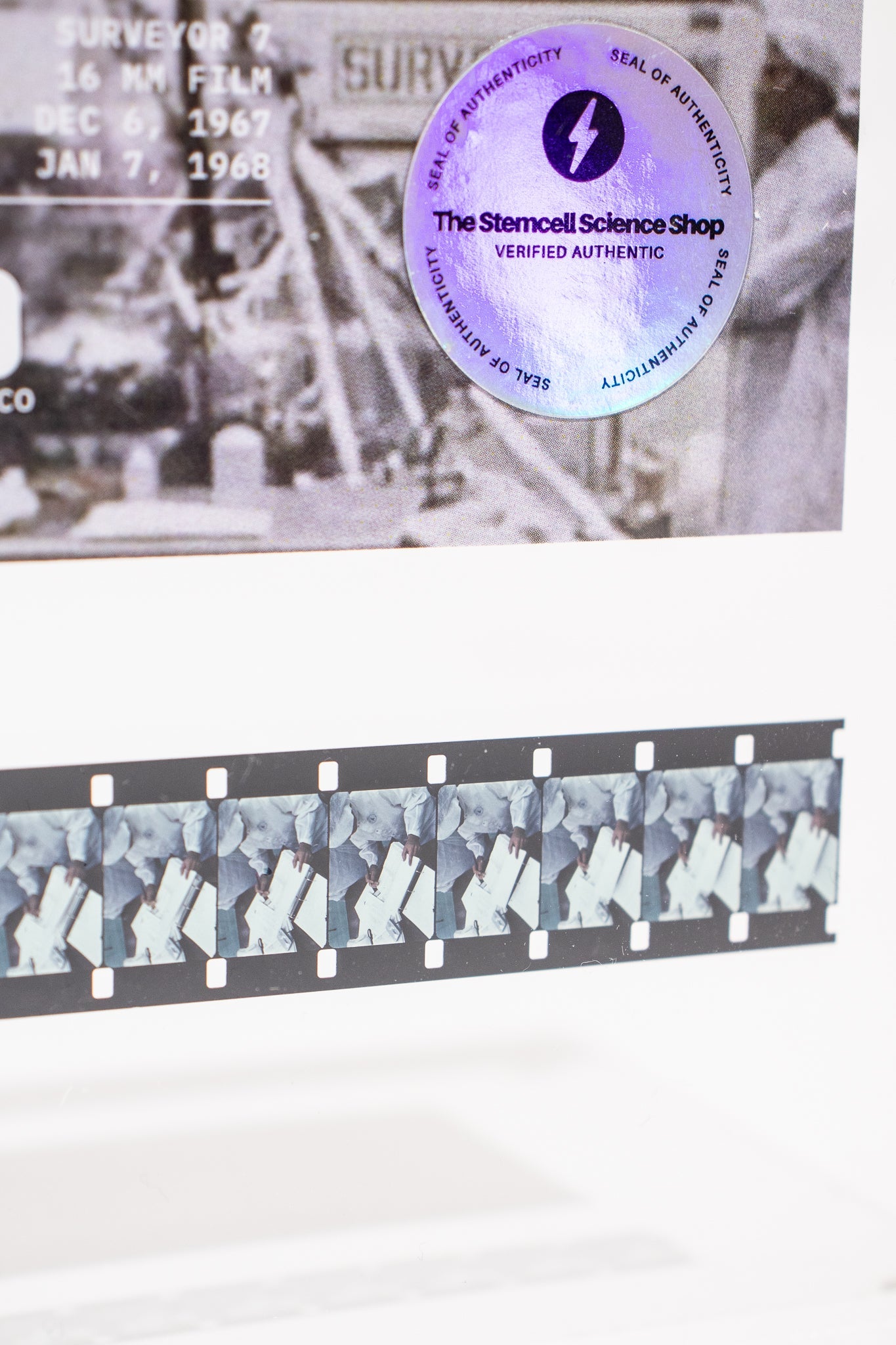 NASA Surveyor 7 Assembly Film Section - Historic Artifacts from Stemcell Science Shop