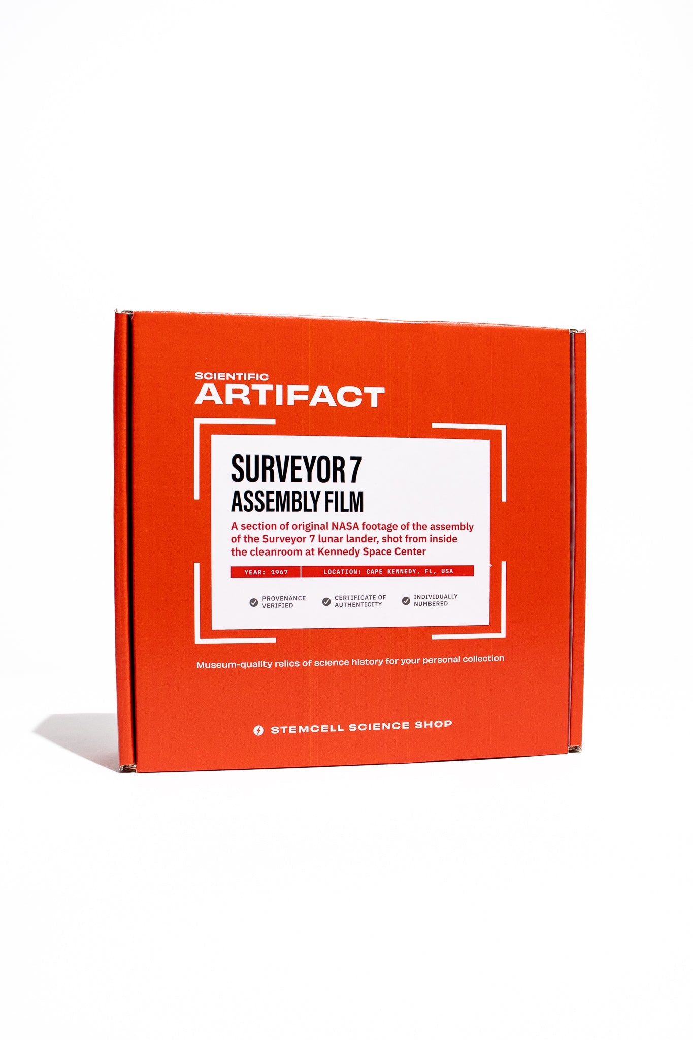 NASA Surveyor 7 Assembly Film Section - Historic Artifacts from Stemcell Science Shop
