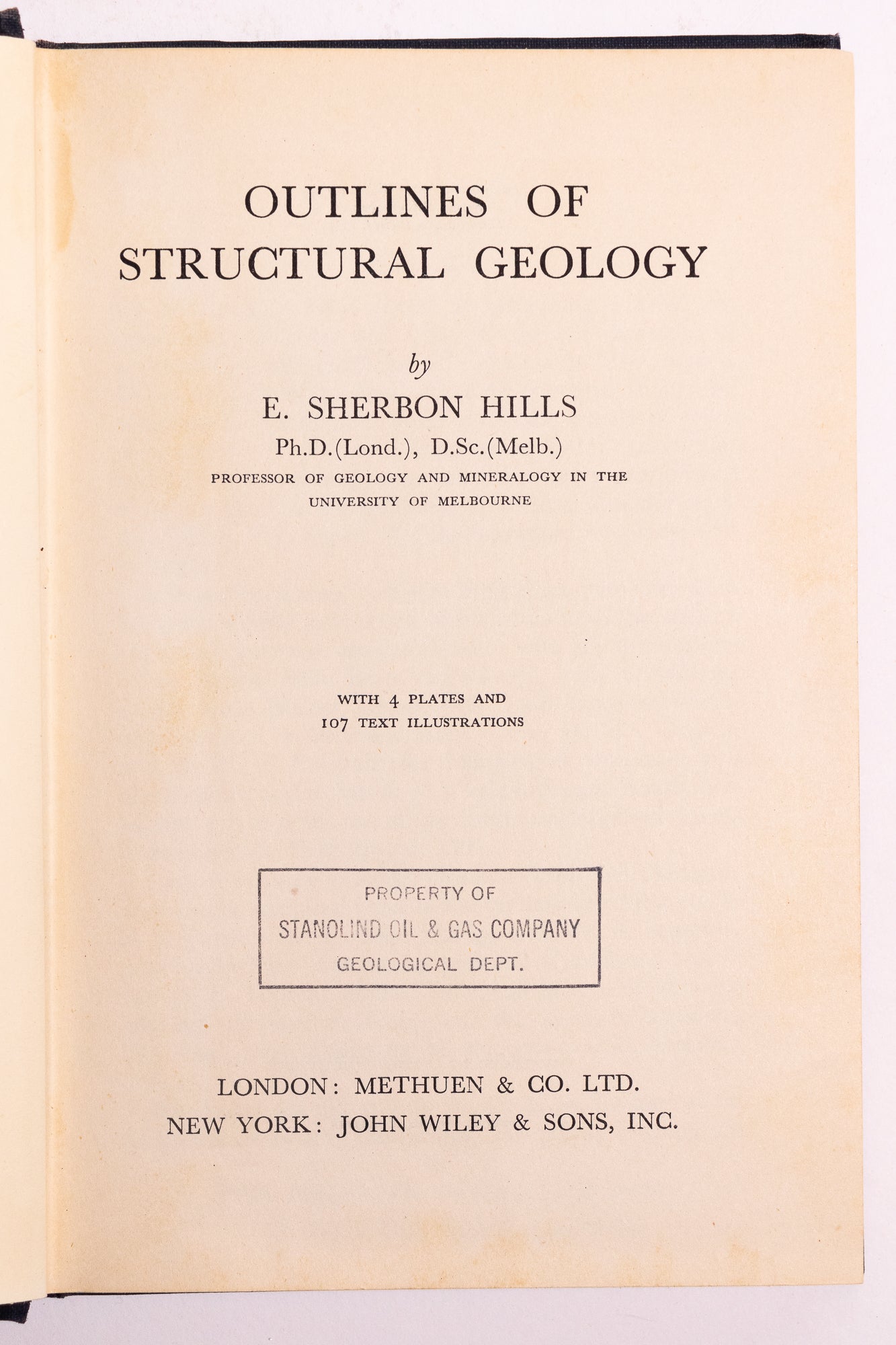 Outlines of Structural Geology - Books from Stemcell Science Shop