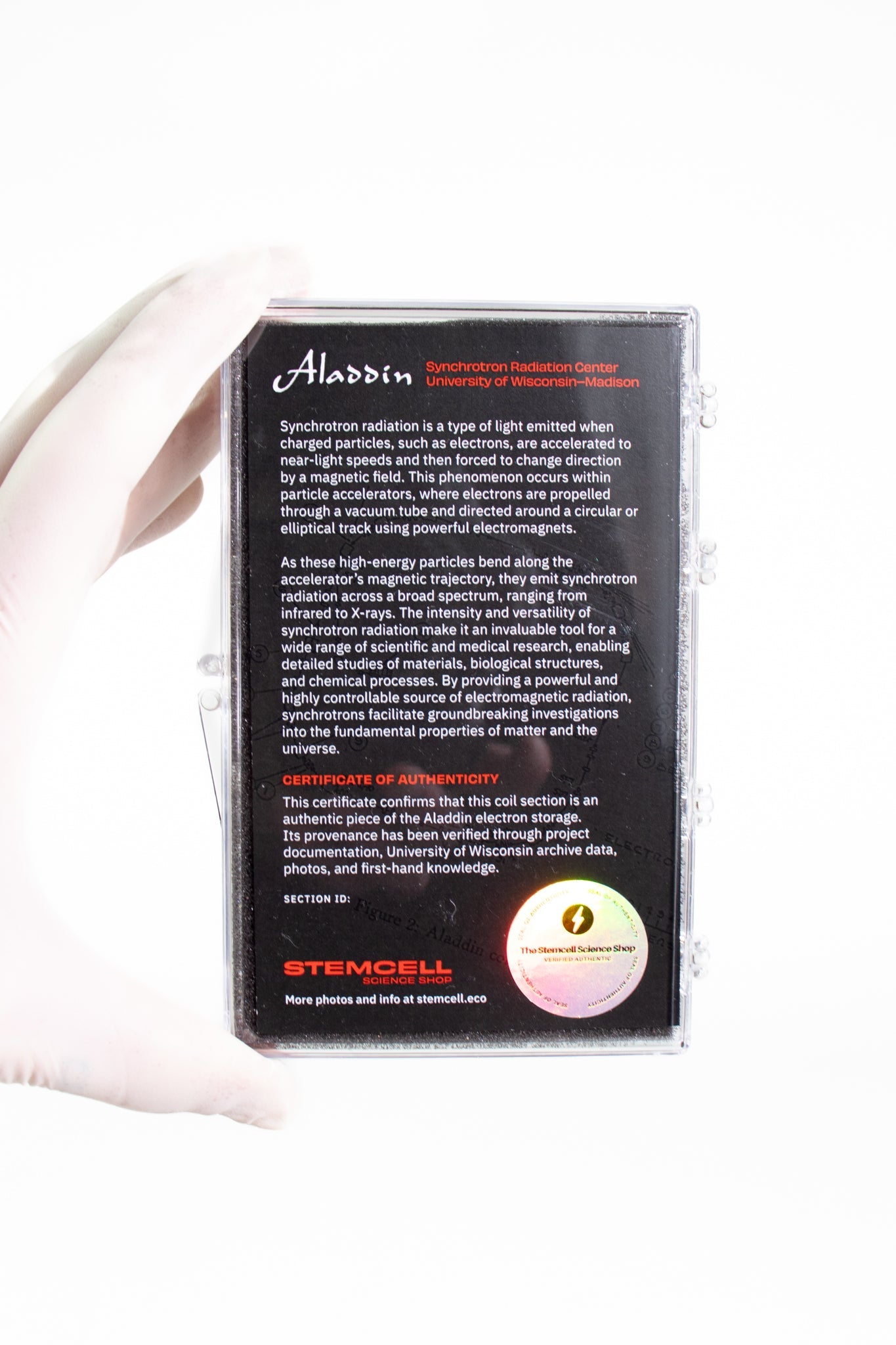 Particle Accelerator Fragment - Historic Artifacts from Stemcell Science Shop