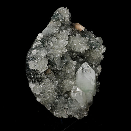 Pointed Apophyllite with Stilbite Big Cluster Natural Mineral Specimen # B 5228