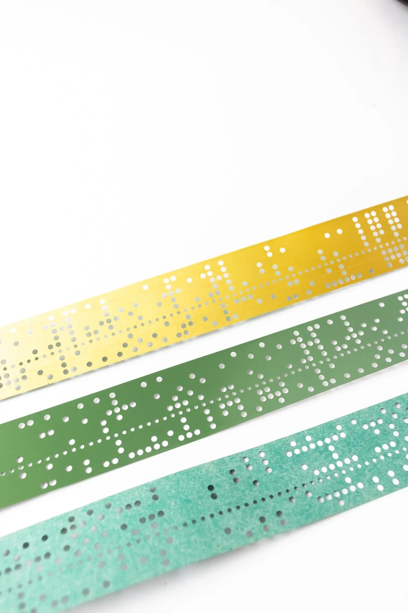 Punched Computer Tape Section - Historic Artifacts from Stemcell Science Shop