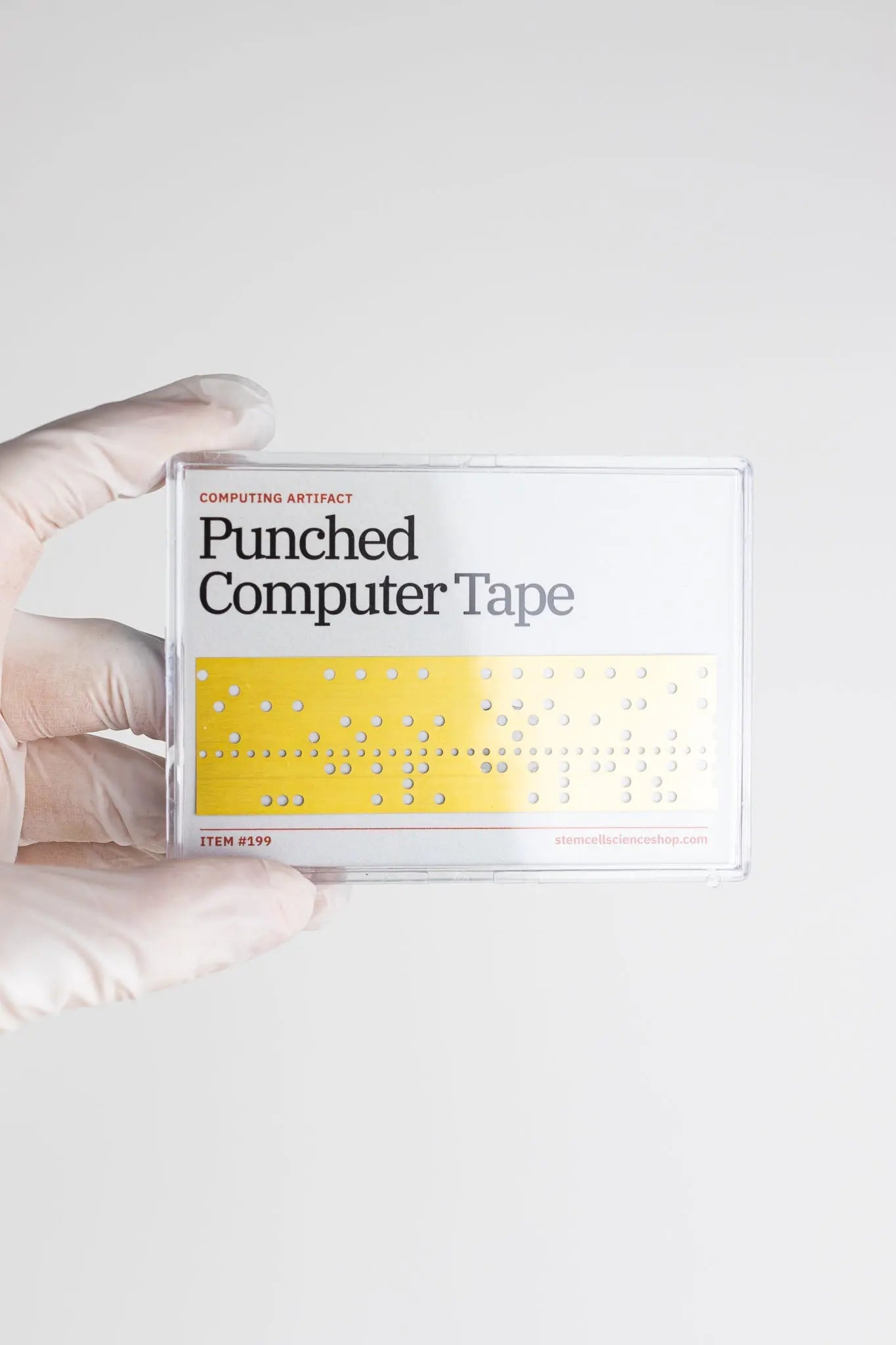 Punched Computer Tape Section - Historic Artifacts from Stemcell Science Shop