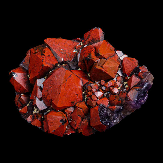 Rare Alien Amethyst with Red Hematite Natural Mineral Specimen, Default Title at Stemcell Science Shop