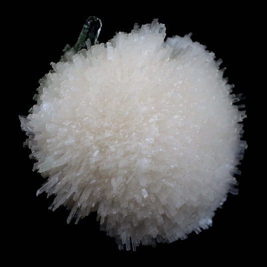 Scolecite Ball with Green Apophyllite Natural Mineral Specimen # B 4526
