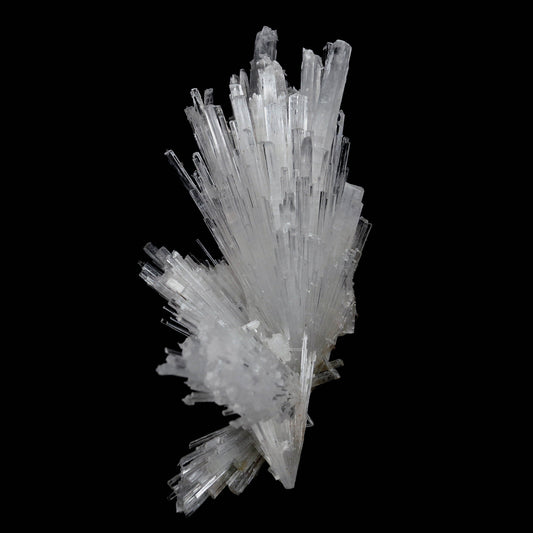 Scolecite Glassy Spray Natural Mineral Specimen # B 4608