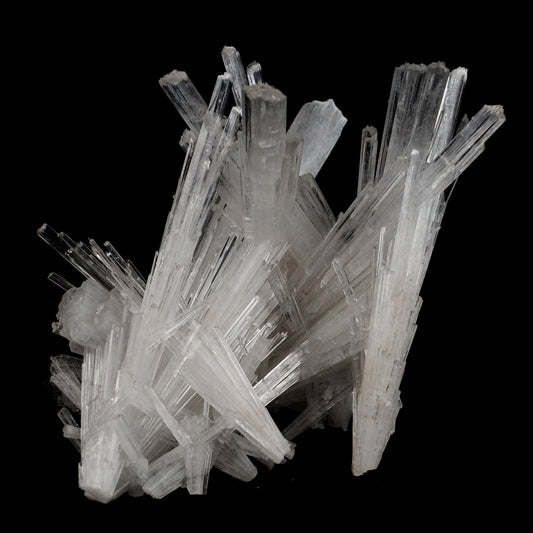 Scolecite Sprays Intergrown Natural Mineral Specimen # B 5104