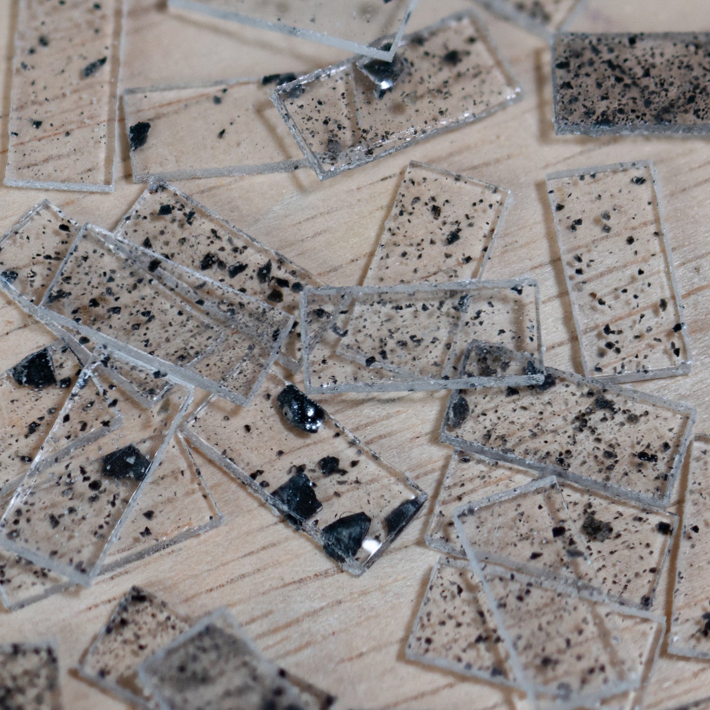 Starry Night Lunar Meteorite NWA 13951 - Display Card