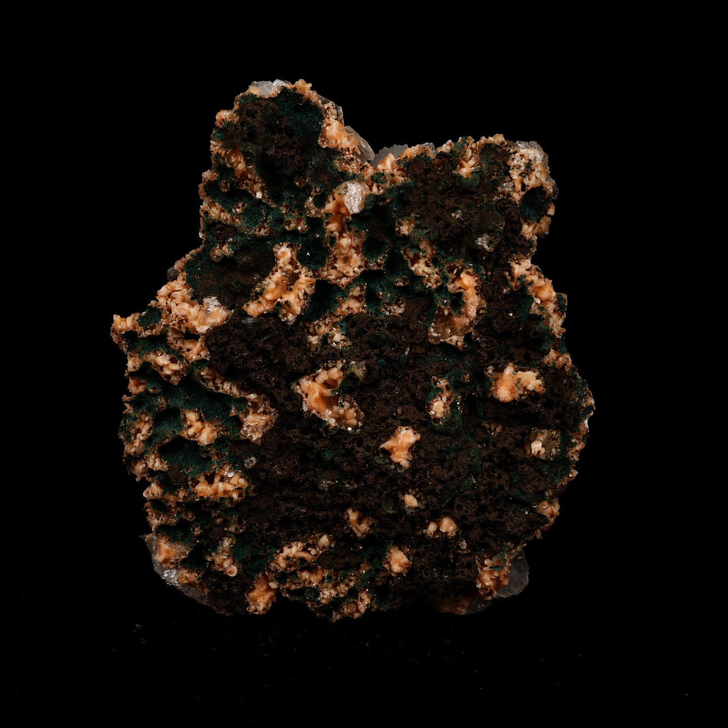 Stilbite Lusterous Cluster Natural Mineral Specimen # B 5251