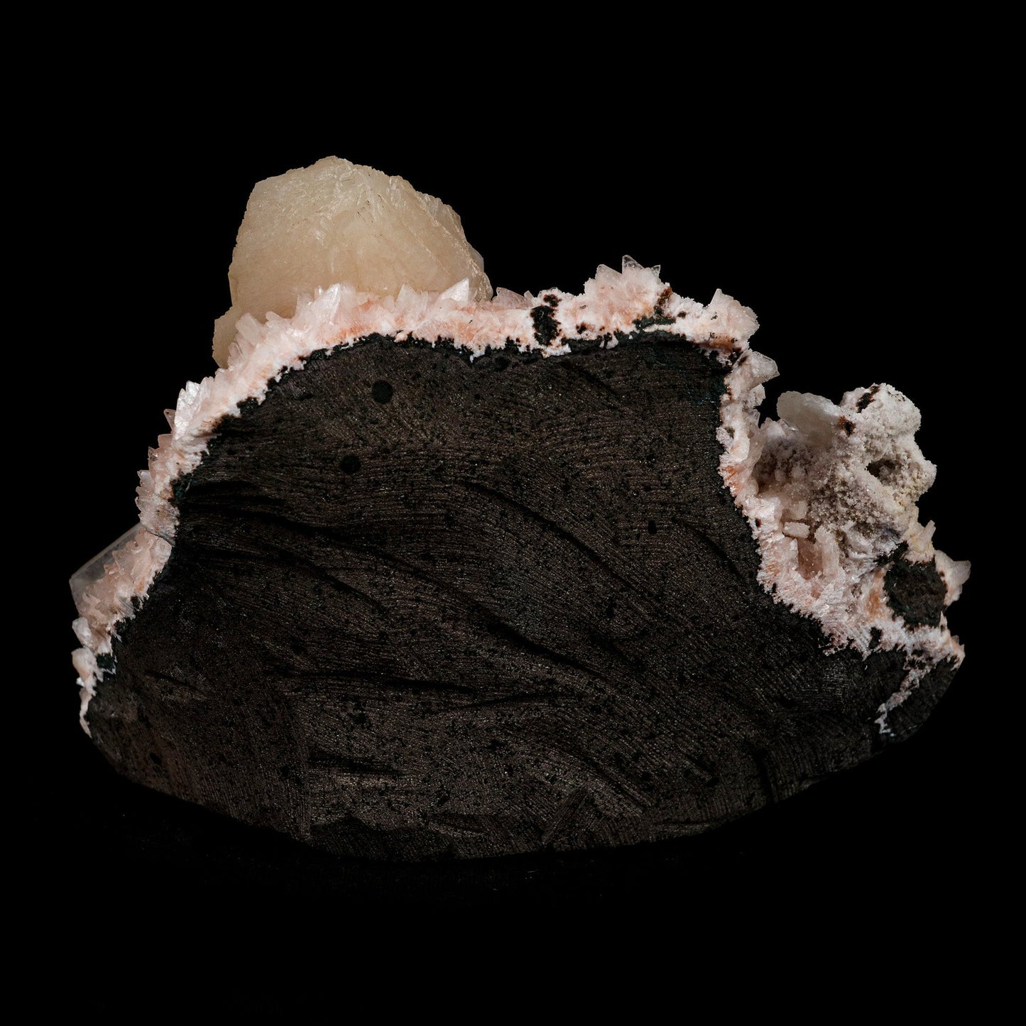Stilbite on Heulanidte Natural Mineral Specimen # B 5154