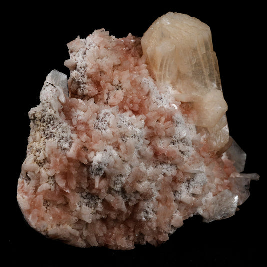 Stilbite on Heulanidte Natural Mineral Specimen # B 5154