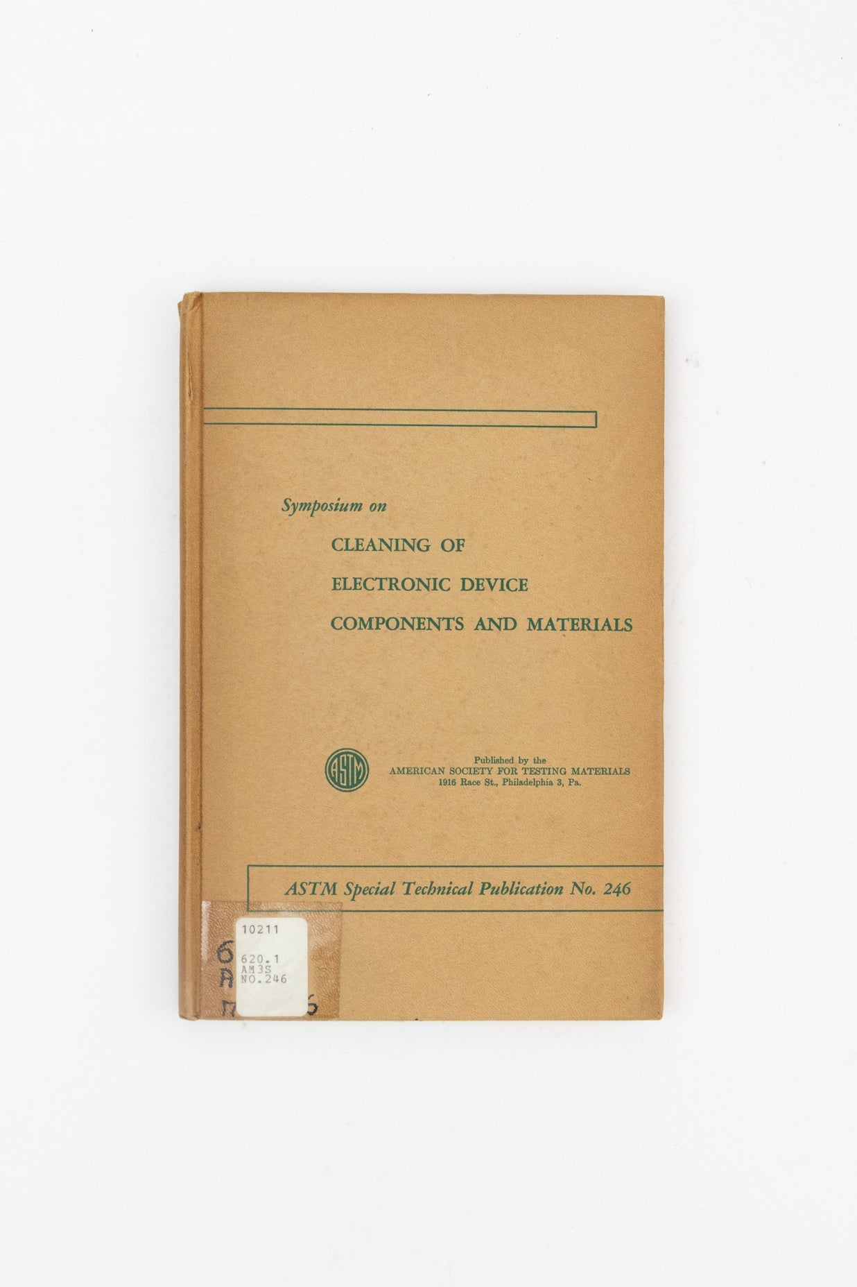 Symposium on Cleaning of Electronic Device Components and Materials - Books from Stemcell Science Shop