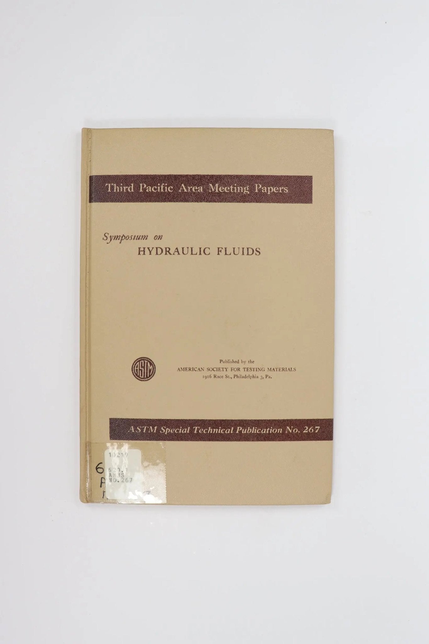 Symposium on Hydraulic Fluids - Books from Stemcell Science Shop