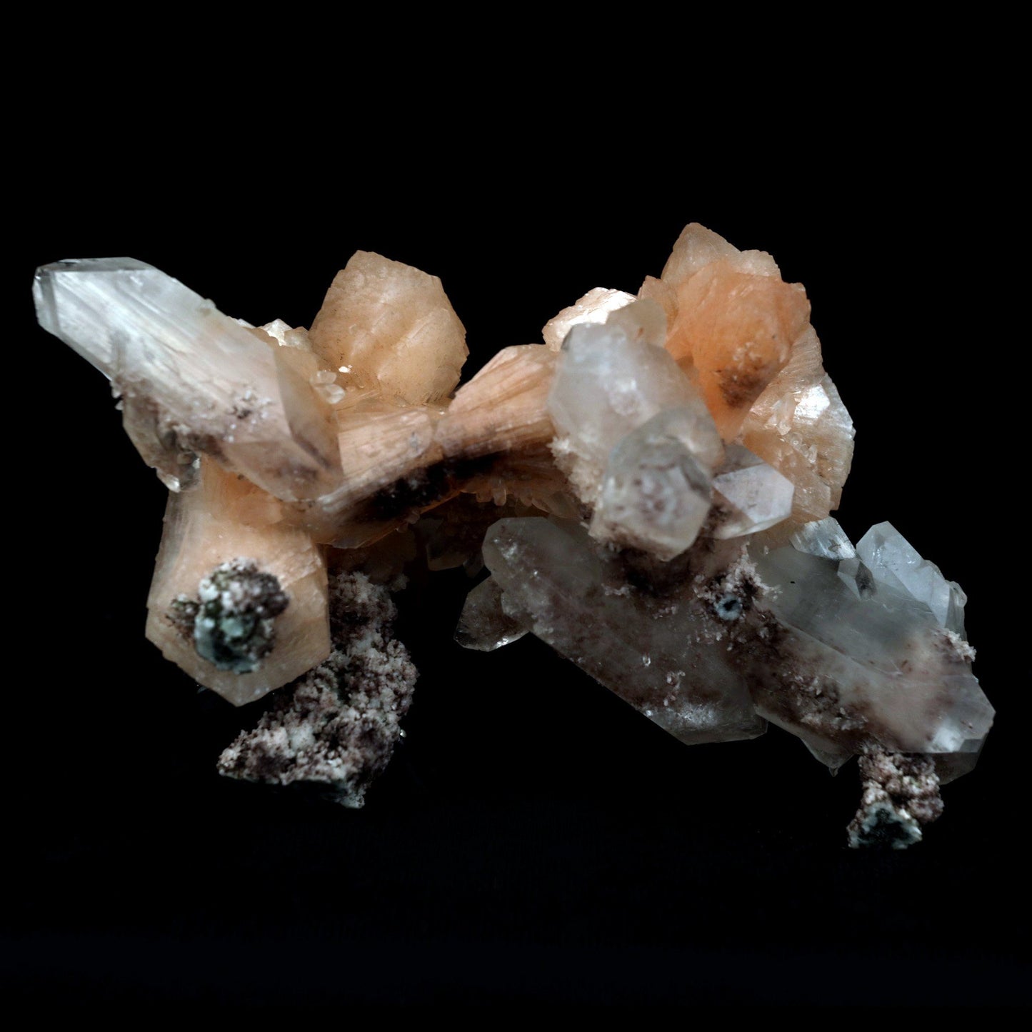 Terminated Stilbite with Apophyllite Natural Mineral Specimen # B 4802
