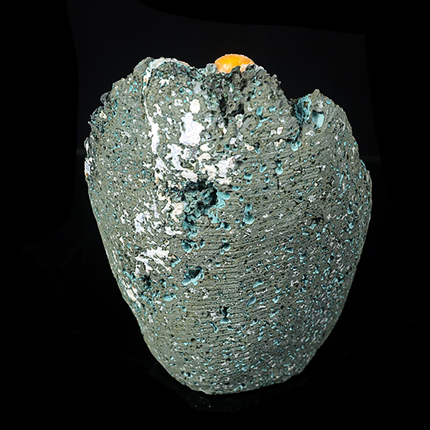 Thomsonite Orange Rare Find Natural Mineral Specimen