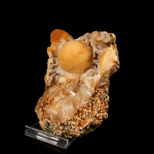 Thomsonite Yellow Color Rare Find Natural Mineral Specimen # B 6585