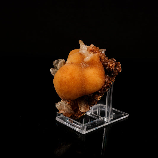 Thomsonite Yellow Colour Rare Find Natural Mineral Specimen # B 6351