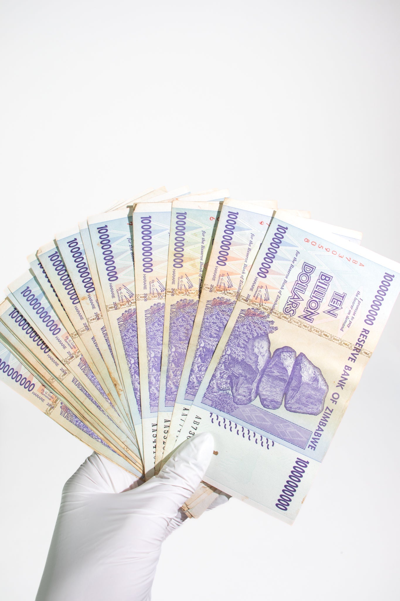 Zimbabwe Ten Billion Dollar Bill - Historic Artifacts from Stemcell Science Shop