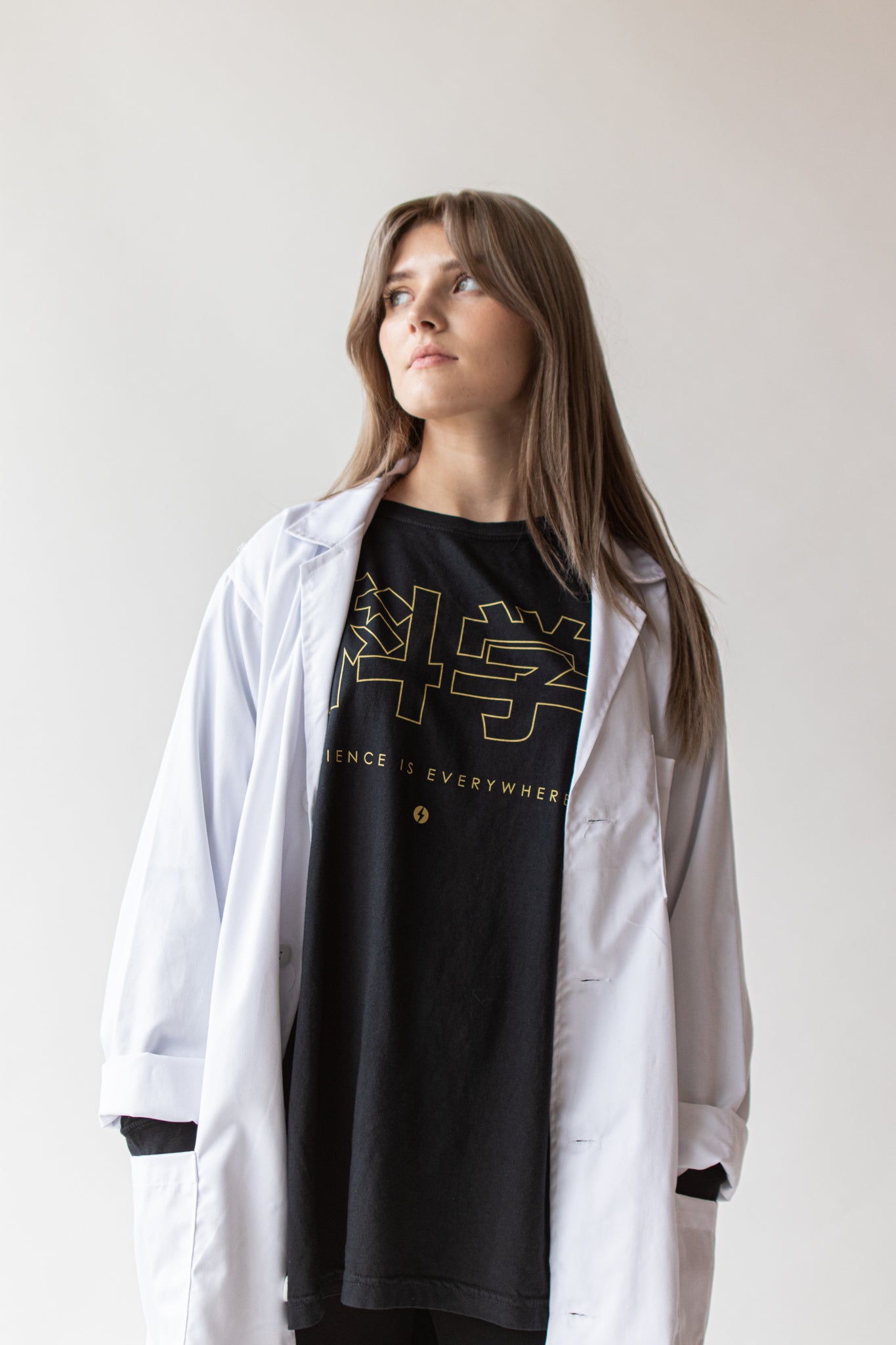 科学 Japan Long-Sleeve Shirt - Black/Gold - Stemcell Science Shop