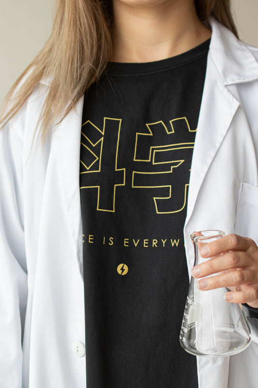 科学 Japan Long-Sleeve Shirt - Black/Gold - Stemcell Science Shop