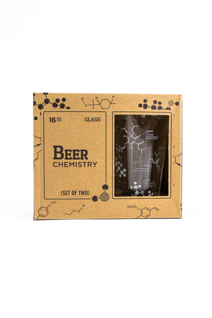 Science of Beer Pint Glass Set - Stemcell Science Shop