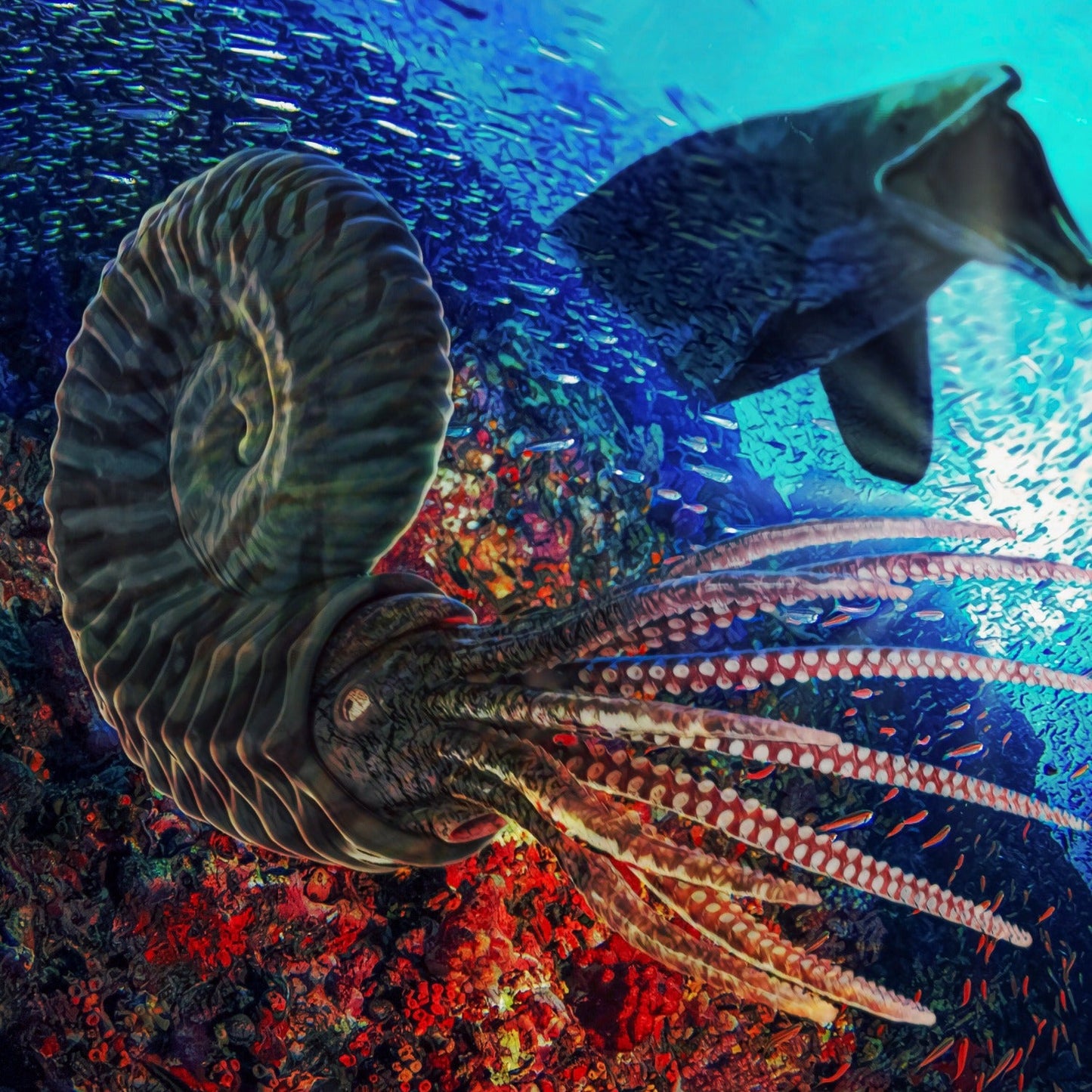 Rainbow Fossil Ammolite - Gem Quality Ammonite Fossil Fragment