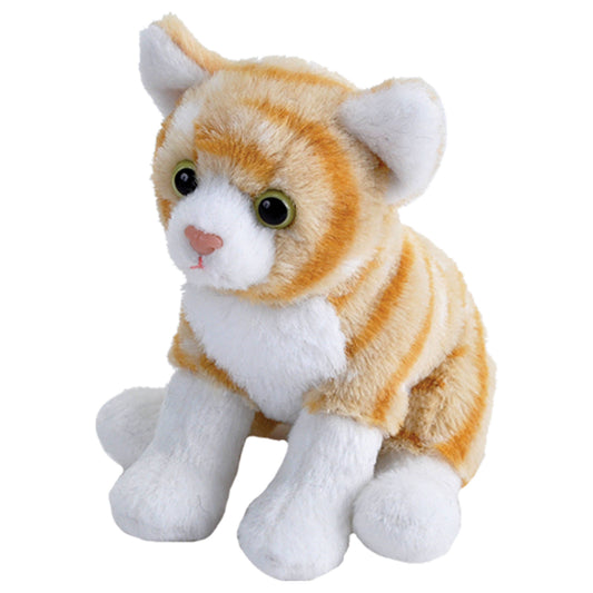 Cat Orange Tabby Stuffed Animal 5"